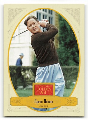 2012 Panini Golden Age #45 BYRON NELSON  Golfer !!!