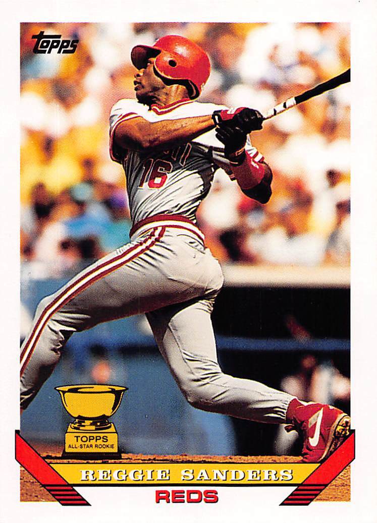 Reggie Sanders 1993 Topps 83 Cincinnati Reds Baseball Card