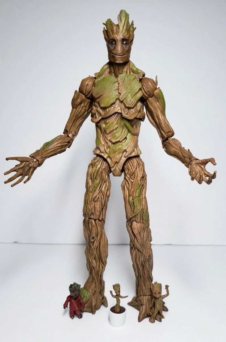Marvel legends store groot evolution