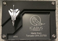 Icarus Mini Desk Model Made From Reclaimed Metal From an RAF Flown Tornado GR4