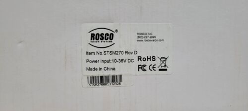 ROSCO VISION STSM270 SAFE-T-SCOPE 7” QUAD SCREEN MONITOR WITH 4 CAMERA INPUT - Picture 12 of 12