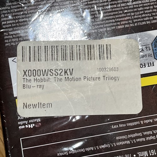 The Hobbit Trilogy Blu-ray, Digital HD Ultraviolet 6 DIscs, 2015 - Picture 17 of 17