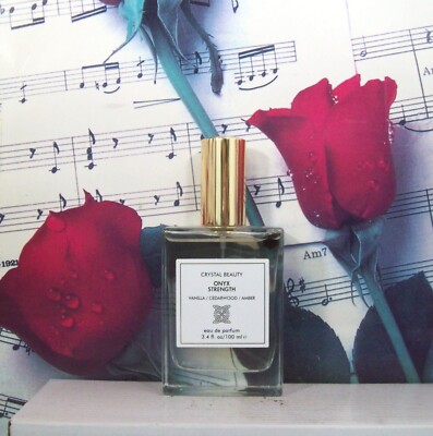 Crystal Beauty Onyx Strength (Vanilla, Amber, Cedarwood) EDP Spray