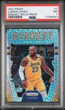 2021-22 Panini Prizm Lebron James Mindset Silver Mojo 25/25 Lakers PSA 7 NM SSP