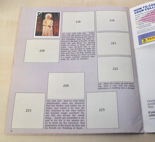 Masters of the Universe - Panini Sticker Album - **Centrefold Included** - Picture 5 of 5