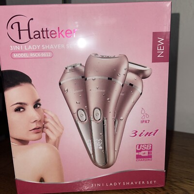 Hatteker 3 in 1 Damenrasierer Set Modell: RSCX-9612
