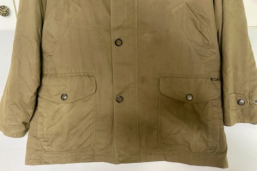 Vintage London Fog Chore Coat Barn Jacket Unisex Jacket Size Large Green Quilted - Picture 2 of 16