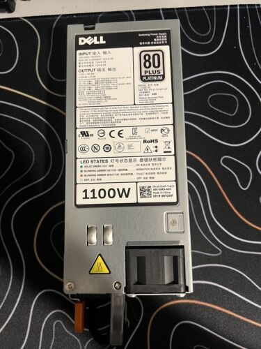 Alimentatore NTCWP Dell PowerEdge R620 R720 R820 1100 W 0NTCWP L1100E-S0