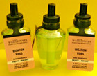 Bath & Body Works Wallflower "VACATION VIBES" refills x3 (NEW FRAGRANCE)