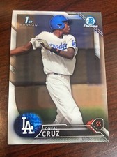 2016 Bowman Chrome Oneal Cruz Dodgers Pirates 1st