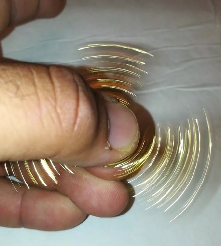 Fidget Spinner - Metal Anxiety Relief Hand Finger Toy - Picture 4 of 4