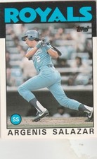 FREE SHIPPING-MINT-1986 Topps Traded #96 T Angel Salazar  Royals 