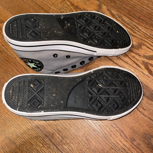 Junior Converse CTAS Street Mid Rise Size 5 Grey Green 660866F GUC no laces - Picture 11 of 21