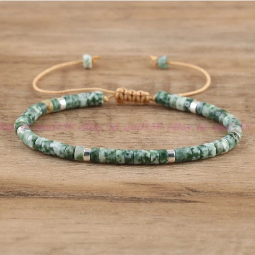 Minimalist Dainty Crystal Assorted Natural Gemstone Beads Healing Reiki Bracelet - Picture 20 of 60