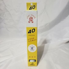 3 Star White Ping Pong Table Tennis Balls 6 Pack ITTF Approved 40mm Competition