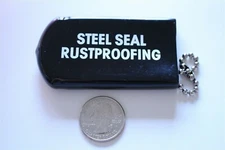 Steel Seal Rustproofing Black Key Holder Purse Keychain Key Ring #28009