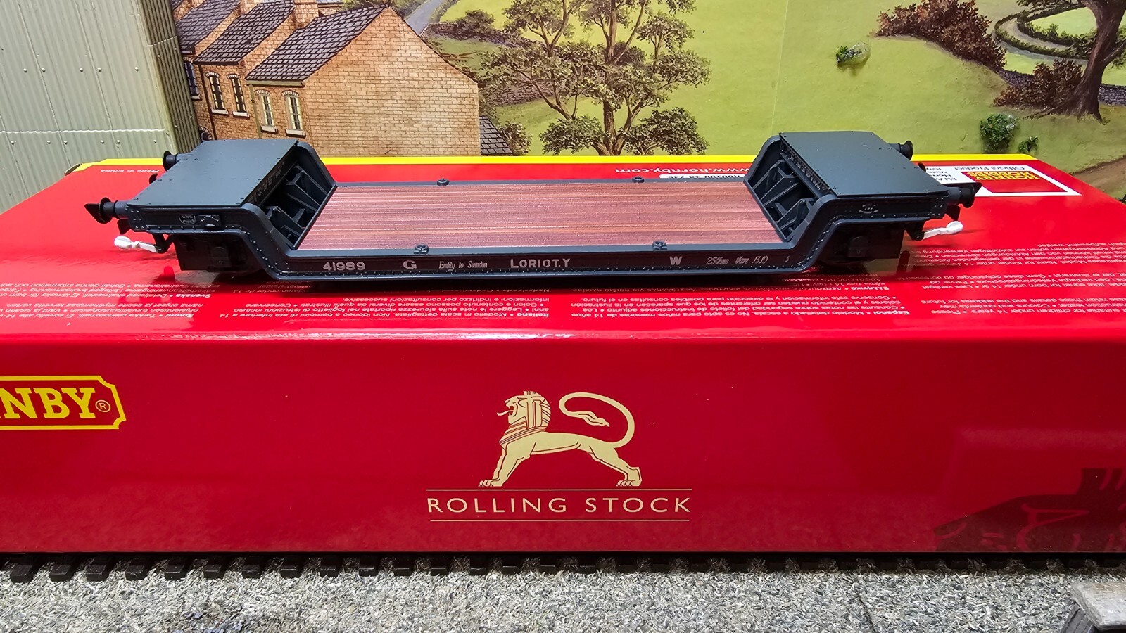 R60100 Hornby GWR Machinery Truck Loriot Y No.41989