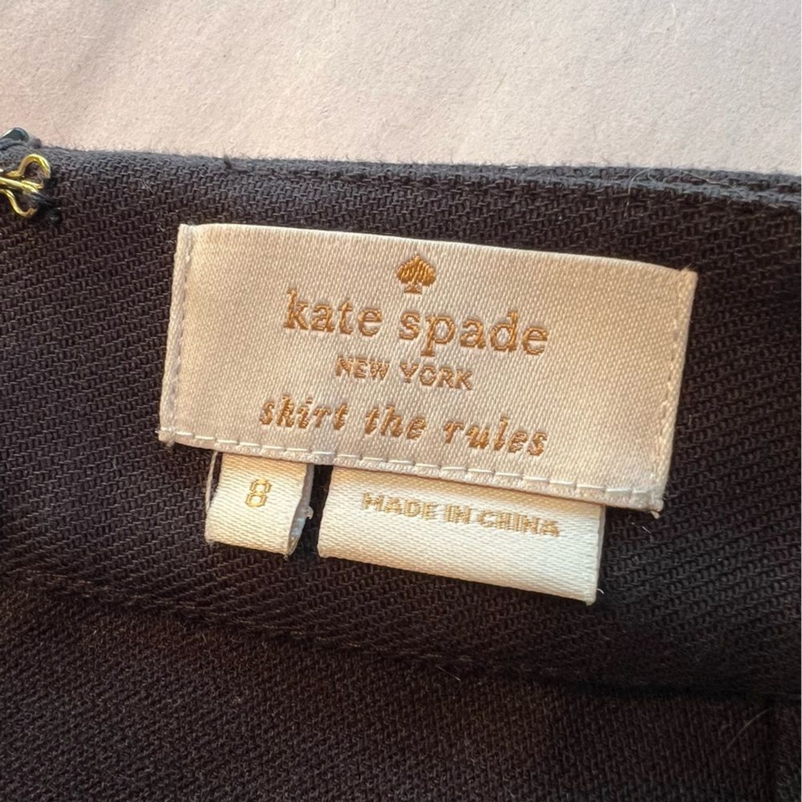 Kate Spade Skirt The Rules Black Pencil Skirt Size 8 Cotton Modal thumbnail 5