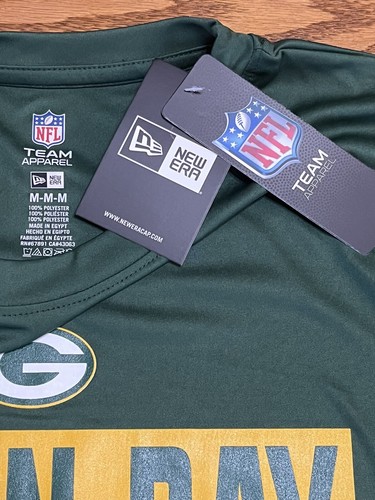 Green Bay Packers NFL Combine Authentic Long Sleeve Shirt Men’s Medium New Era - Picture 5 of 11