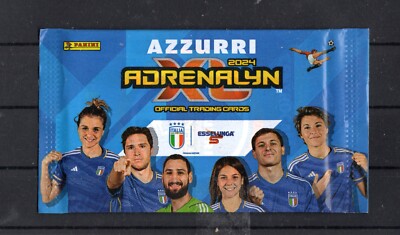 12 Panini Blue Adrenalyn 2024 Esselunga Figure Bags Brand New Sealed