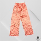 Forte Forte Silk Satin Trouser Pants Peach Pink Shining Satin High Waist Size 1 — photo 3