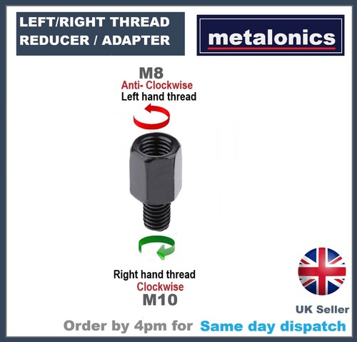 Male Female Left Right Hand Thread Reducer Adapter M8 M10 Bolt Screw converter - Picture 5 of 19