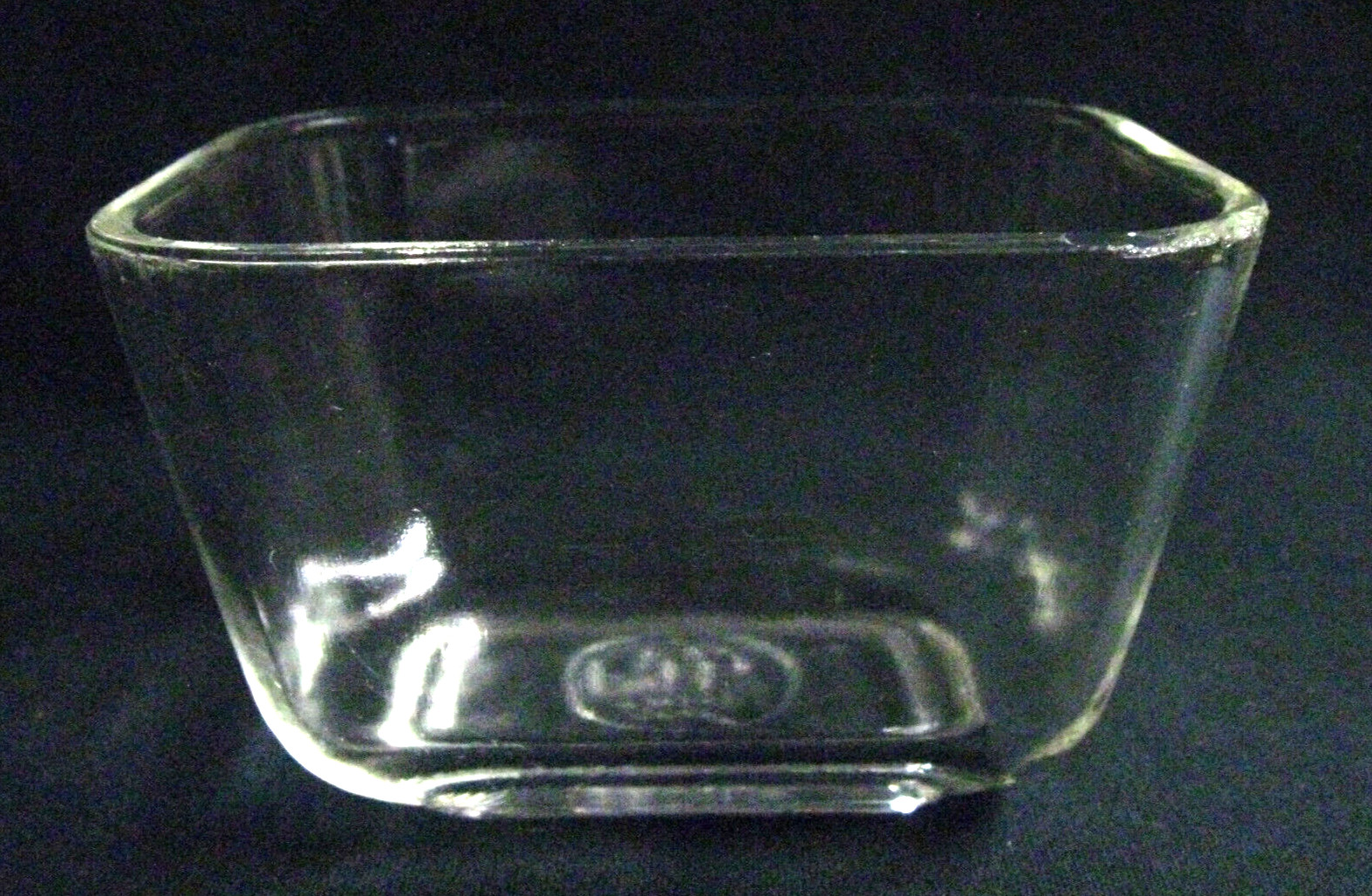 1950s Pyrex Clear Colorless #501 Base Only No Lid, for Stacking Refrigerator Set