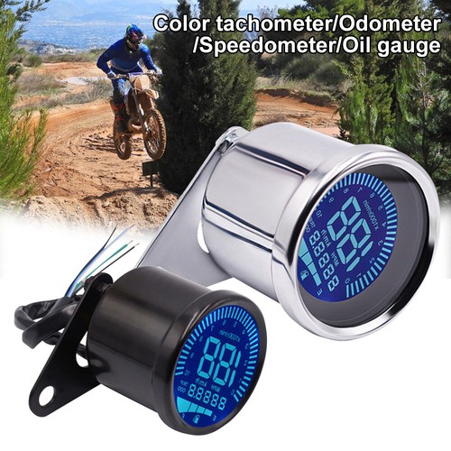 Motorcycle LED Digital Speedometer Odometer Gauge Universal 12V with Backlight - Picture 12 of 15