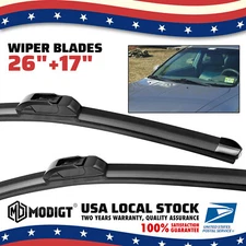 OEM Quality DIRECT CONNECT WIPER BLADES size 26"17" Front Left and Right 2Pcs