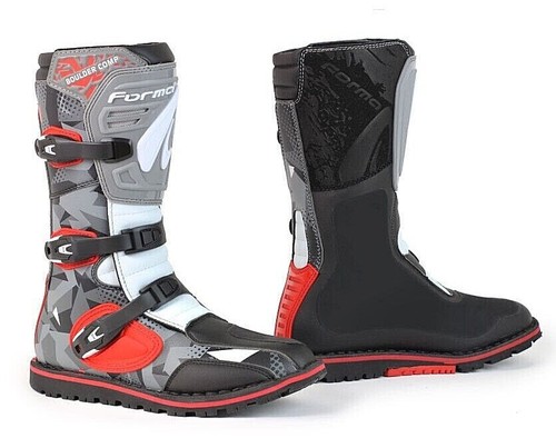 FORMA TRIALS BOOTS - BOULDER COMP TRIALS CAMO/RED/GREY ADULT SIZES
