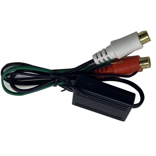 Haut-parleur vers 2 convertisseur de sortie ligne RCA IN/OUT haut/bas pour audio de voiture Z1O8 UK - Photo 3/6
