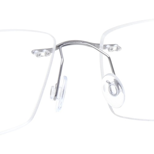Men Ultra Light Titanium Flexible Eyeglasses Frames Rimless Glasses Frame - Picture 8 of 31