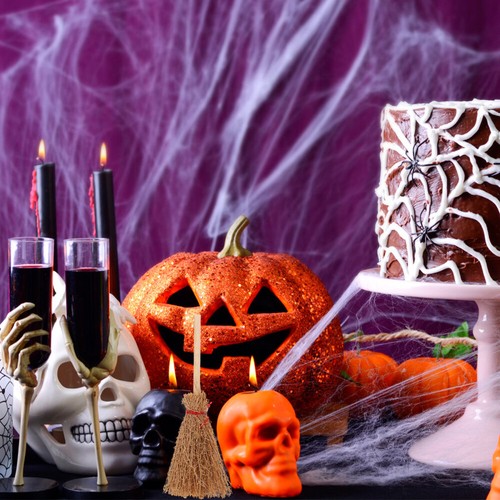 12 Piezas Modelo Escoba Bruja Pequeñas Estatuillas de Halloween Miniaturas para Manualidades - Imagen 9 de 12