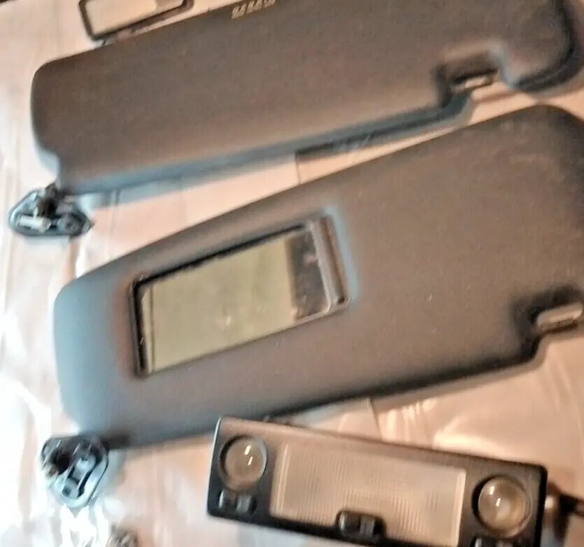 BMW E36 M3 Black Headliner Trim Kit Set Sun Visors Lights, 52% OFF