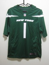 NIKE on the field nfl new York jets gardner # 1 jersey size XL pre-owned used