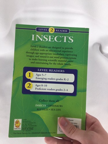 Cuddly Duck Productions Homeschool Level 2 Reader Ages 8-10 Insects - Picture 2 of 5