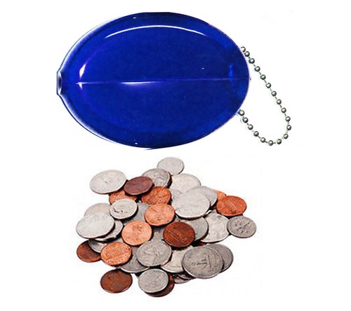 Made in USA Oval Squeeze Purses 5 New Units | Holds Small Items - Coins - Keys - Picture 3 of 57