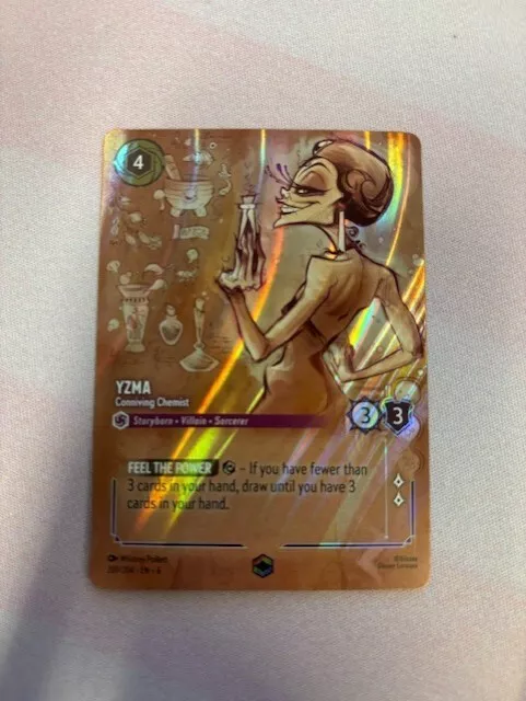 2024 Yzma Conniving Chemist Enchanted Foil 209/204 TCGR