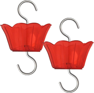 Ant Moat for Hummingbird Feeder - 3 OZ X 2 Pack Red Insect Guard with Large Capa