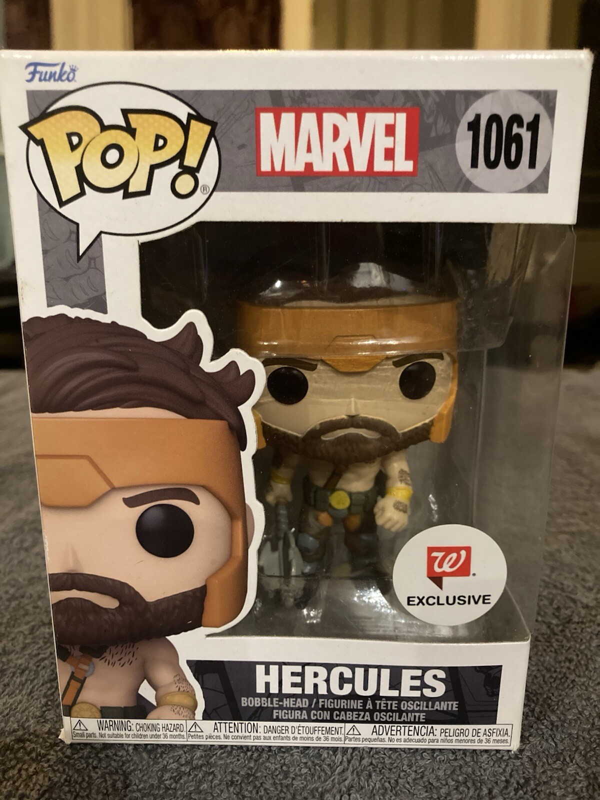 Funko POP! Marvel: Hercules #1061 Walgreens Exclusive Vinyl Bobblehead