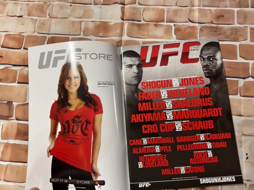 UFC 128 PROGRAM: JON JONES' TITLE WIN vs. SHOGUN RUA! 2011 NEWARK + Urijah Faber - Picture 8 of 10
