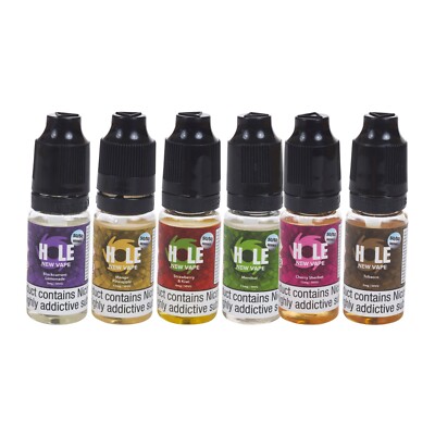 Hole New Vape 10ml E Cigarette Liquid 50/50 Premium Nicotine Vape Juice  Fluid