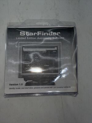 StarFinder Version 1.0 Vintage Software 3.5'' Diskettes IBM Floppy  1995 Meade