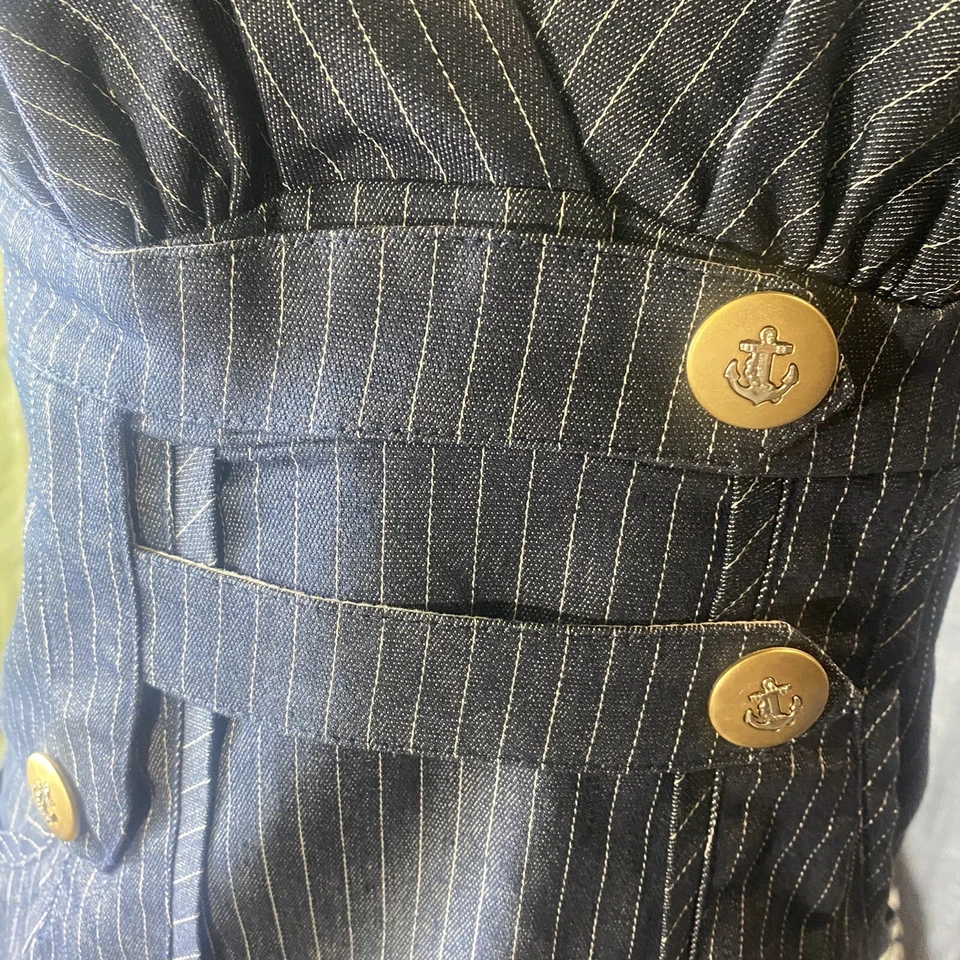 Vestido Lolita Marinero Coqueta Juegos con disfraces Voom de Joy Han Bodycon Cuello en V Foto 2 de 4