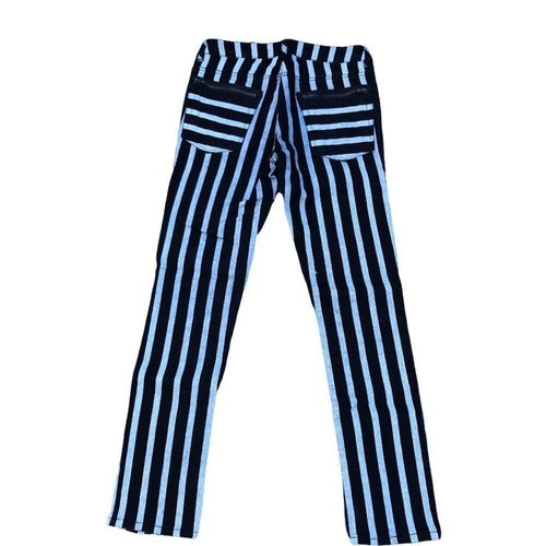 Rare Lip Service Jeans Size 30 Pinstripe Designer Denim - Picture 2 of 14