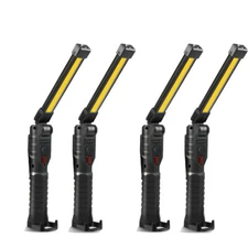 Rechargeable LED COB Work Light Mechanic Flashlight Lamp Magnetic Base Bright