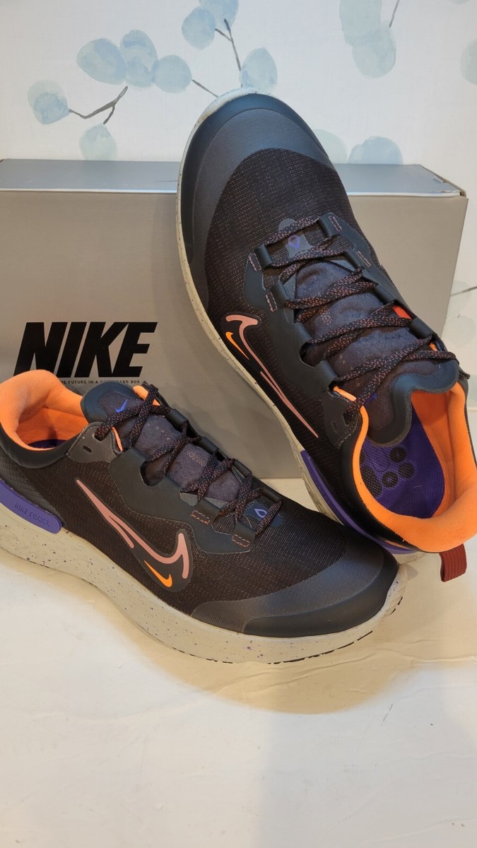 Nike React Miler 2 Shield Black Weatherized Road Shoes Mens