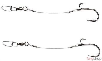 Kinetic Headbanger Big Fish Stinger 15cm/100kg 2pcs #9/0 Dorsch Heilbutt Norwege