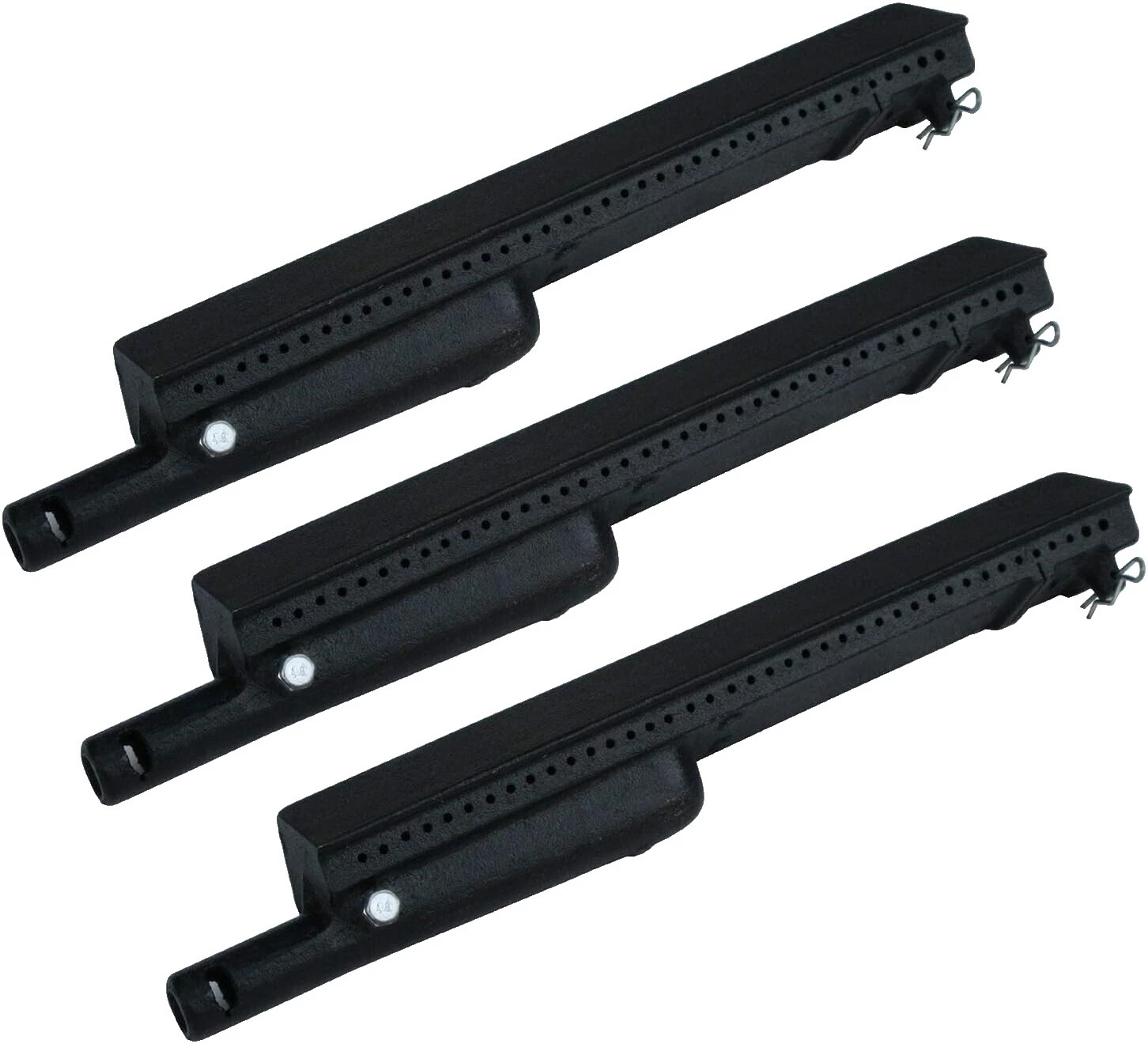 Parrilla de Barbacoa de hierro fundido y quemadores de gas