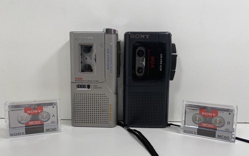 Sony M-507V & M-530V MicroCassette Corder Recorder VOR Handheld - FOR PARTS - Picture 7 of 10